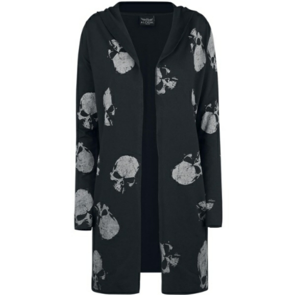 Skull hooded cardigan - Picture 4 of 4